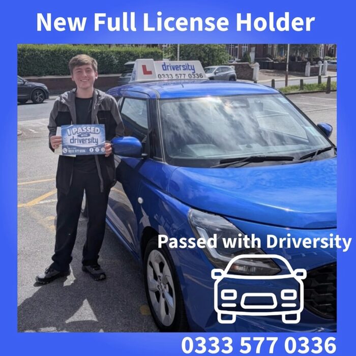 New full licence holder — passed with Driversity