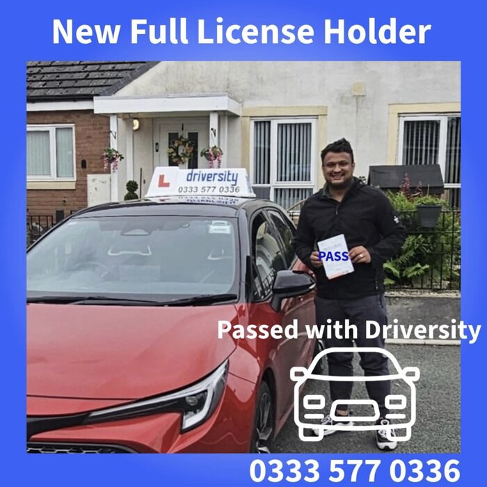 New full licence holder — passed with Driversity