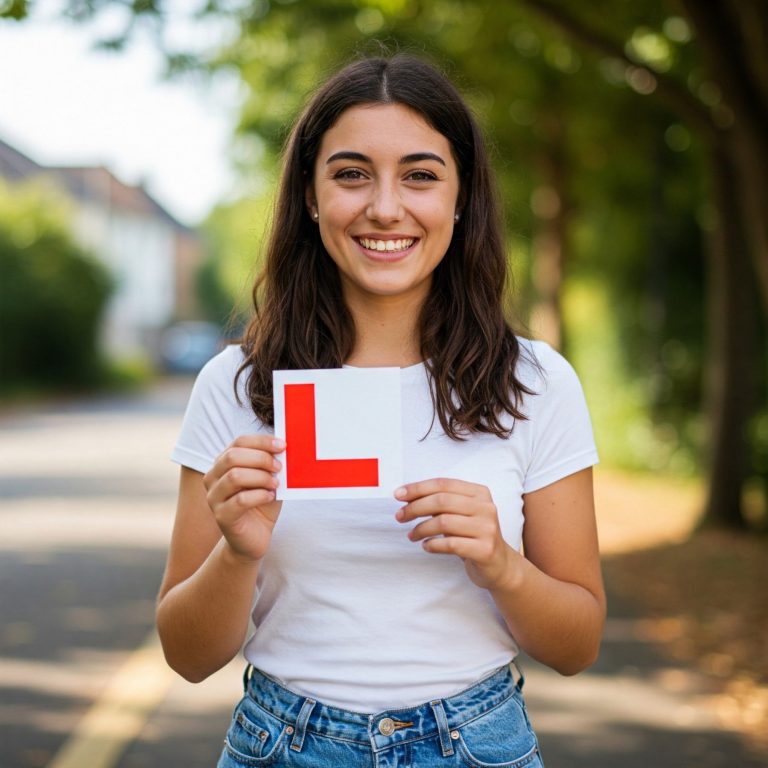 Beginner driving lessons